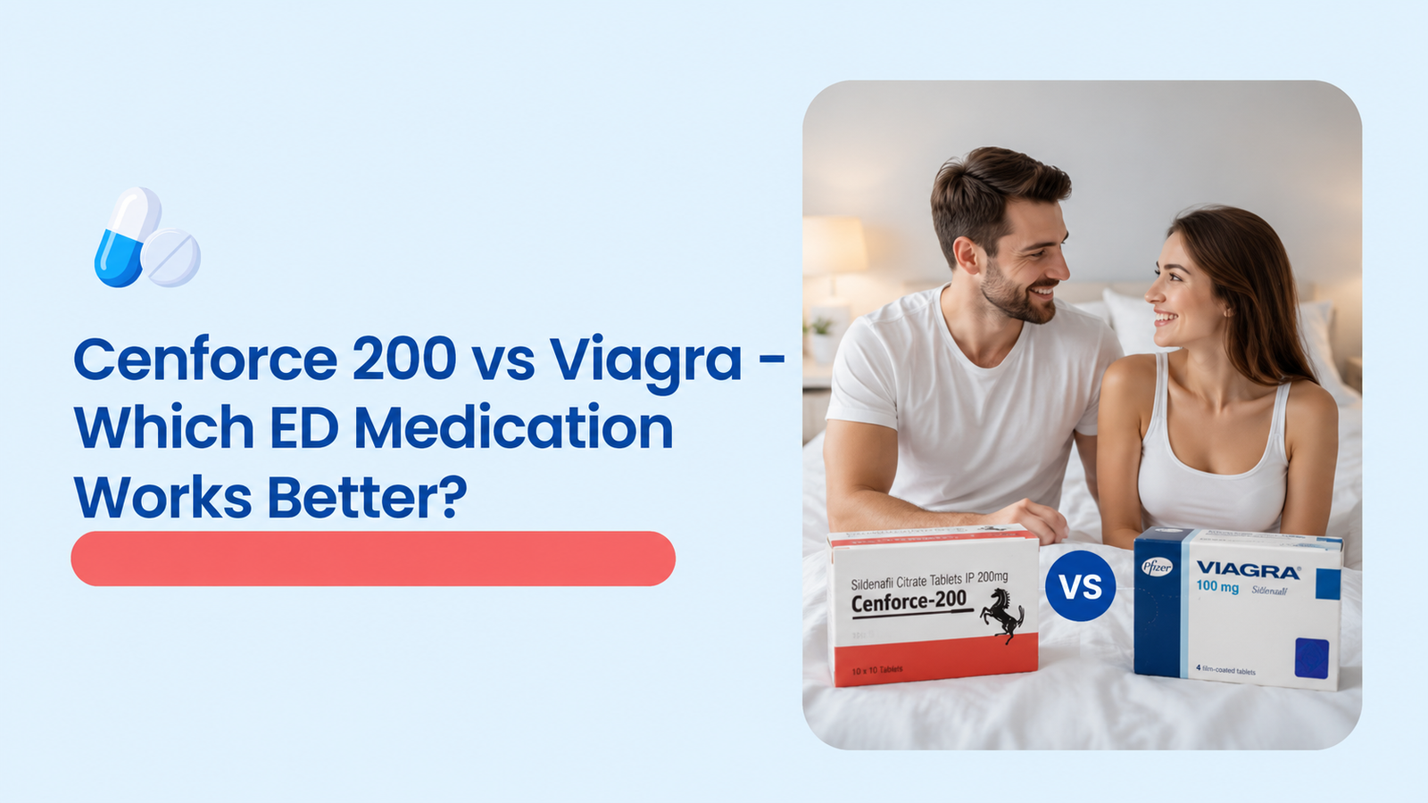 Cenforce 200 vs Viagra comparison