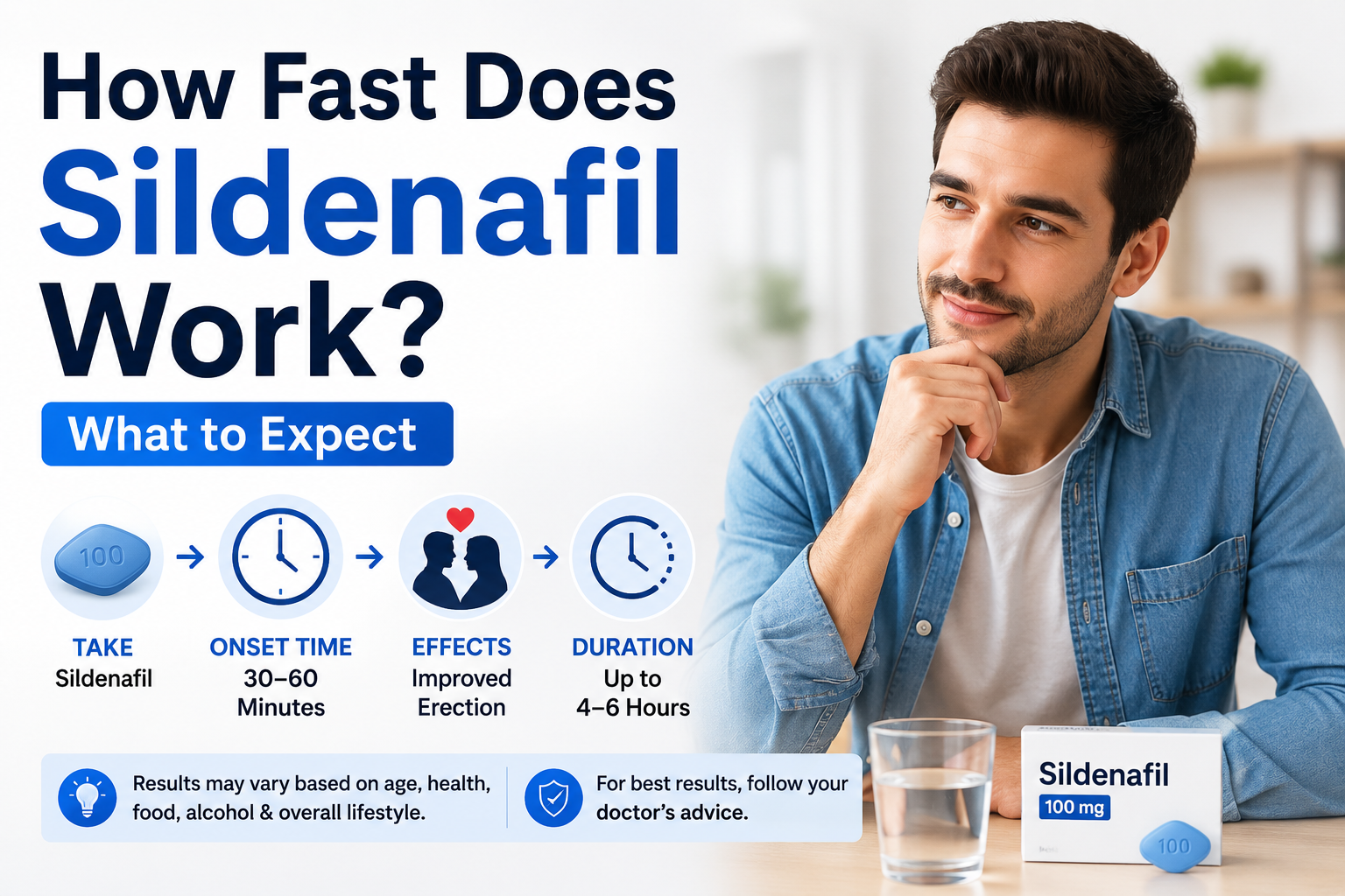 How Fast Does Sildenafil Work