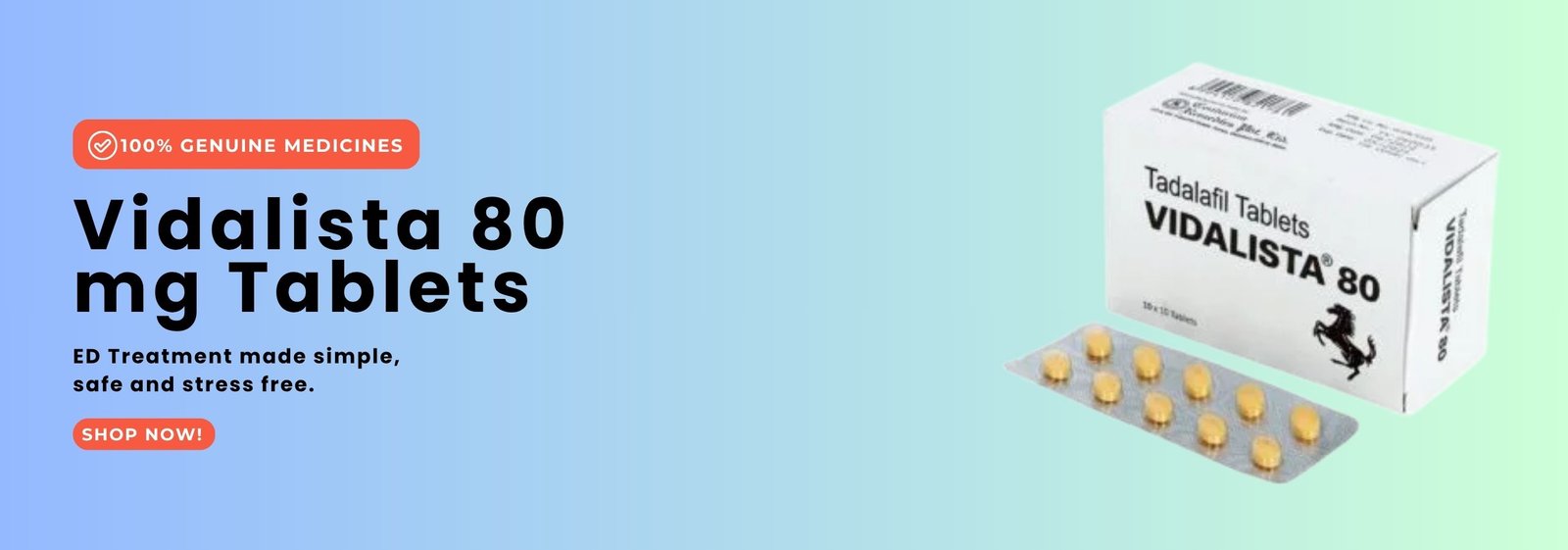 Vidalista 80 mg Tablets