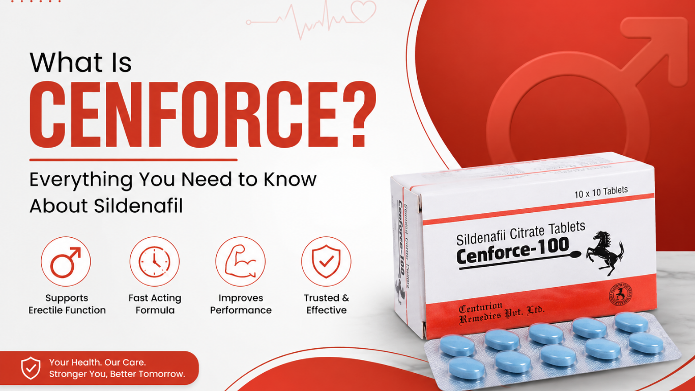 What Is Cenforce? Everything You Need to Know About Sildenafil